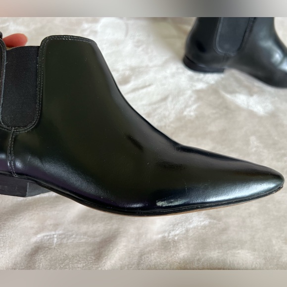 Madewell Black Leather Nico Booties Excellent Condition - Picture 2 of 14